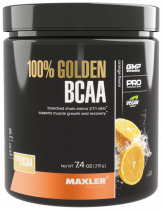 Maxler 100% Golden BCAA, 100% Голден БЦАА, 210 грамм