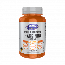 NOW L-Arginine 1000 mg, 60 таблеток