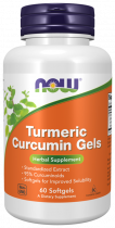 NOW Curcumin Extract, Куркумин, 60 капсул