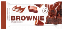 ProteinRex Пирожное протеиновое Brownie, 50 грамм