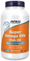 NOW Super omega EPA, Супер Омега ЭПК, 240 капсул