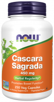 NOW Cascara Sagrada, Каскара Саграда, 250 капсул
