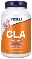 NOW Conjugated Linoleiс Acid (CLA), Конъюгированная линолевая кислота (КЛК), 180 капсул