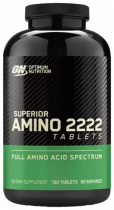 Optimum Nutrition ON - Superior Amino 2222 Tabs, ОН - Супериор Амино 2222 Табс, 160 таблеток