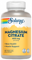 Solaray Magnesium Citrate, Магния цитрат, 180 капсул