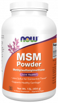 NOW MSM Methylsulfonylmethane Powder, МСМ Метилсульфонилметан Порошок, 454 грамм