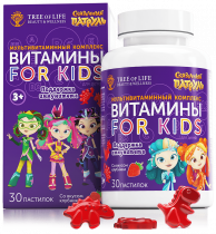 Tree of Life Сказочный патруль Мультивитаминый комплекс For kids, 30 таб