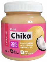 Chikalab Паста Арахисовая С Кокосом Miss Chika, 250 грамм