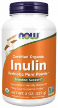 NOW Inulin, Инулин - пребиотик, 227 грамм